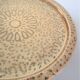 Solid brass tray signed oriental vintage
