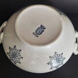 Antique Saint Amand earthenware tureen with Primax decoration