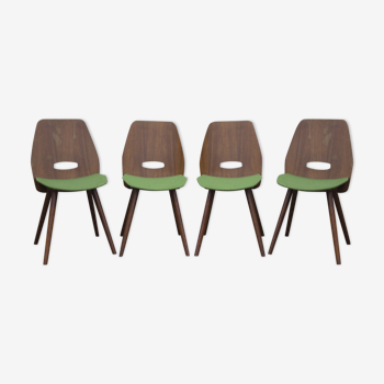 Set of 4 chairs Frantisek Jirak,