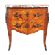 Commode style Louis XV en marqueterie