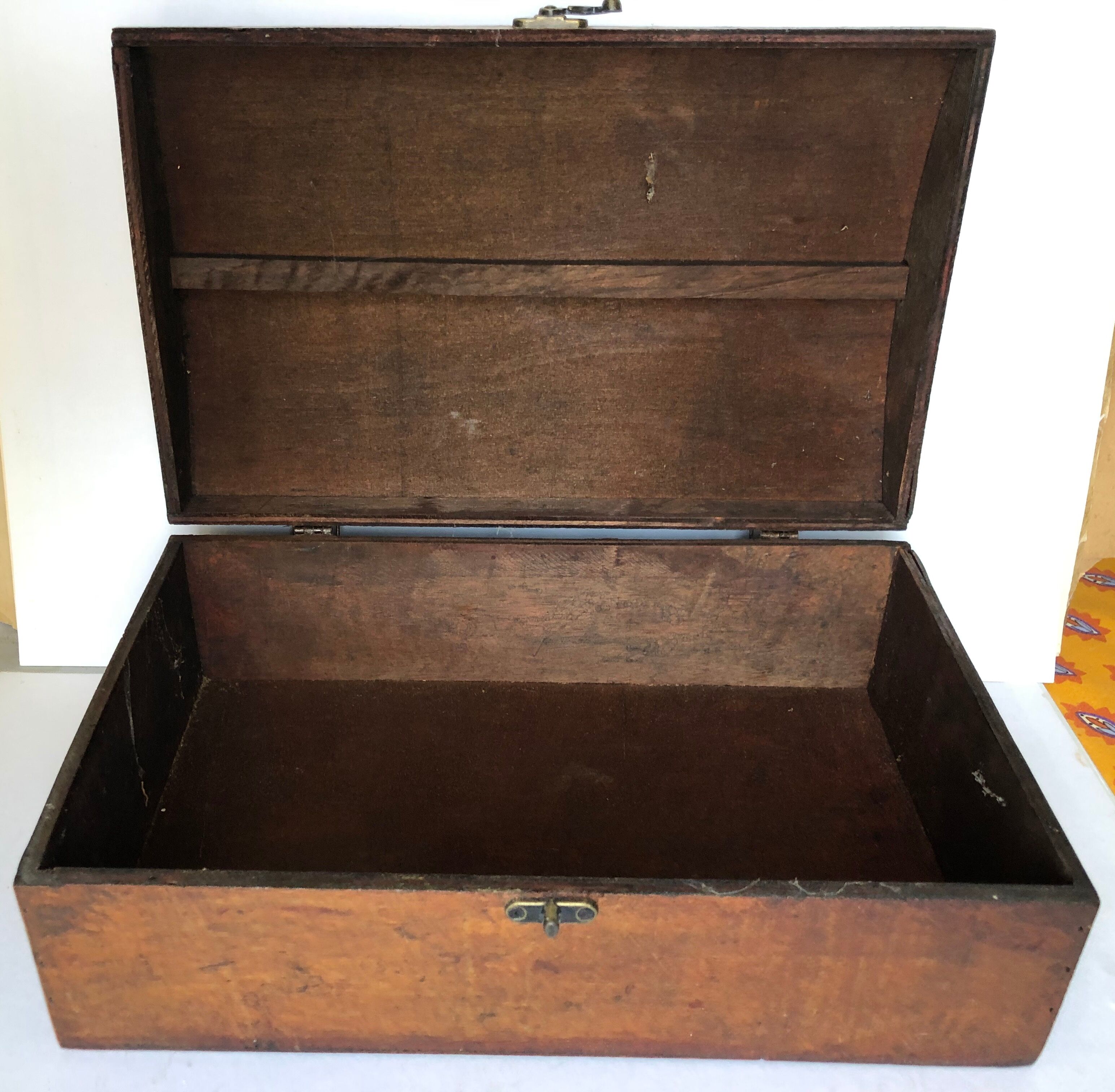 Large wooden box