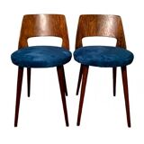 Paire de Chaises Cocktail rénové et re-tapissé