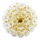 Très grand plafonnier en verre de Murano floral du milieu du siècle par Ernst Palme, Allemagne, années 1970.