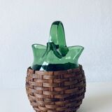 Blown glass pitcher