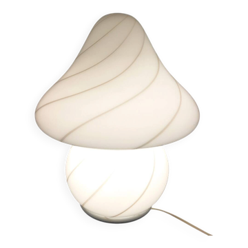 Mushroom lamp in Murano glass, modernist design by Nason Mazzega from the 1970s.