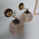 Appliques murales vintage fleurs