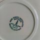 Five flowery dessert plates from continental earthenware