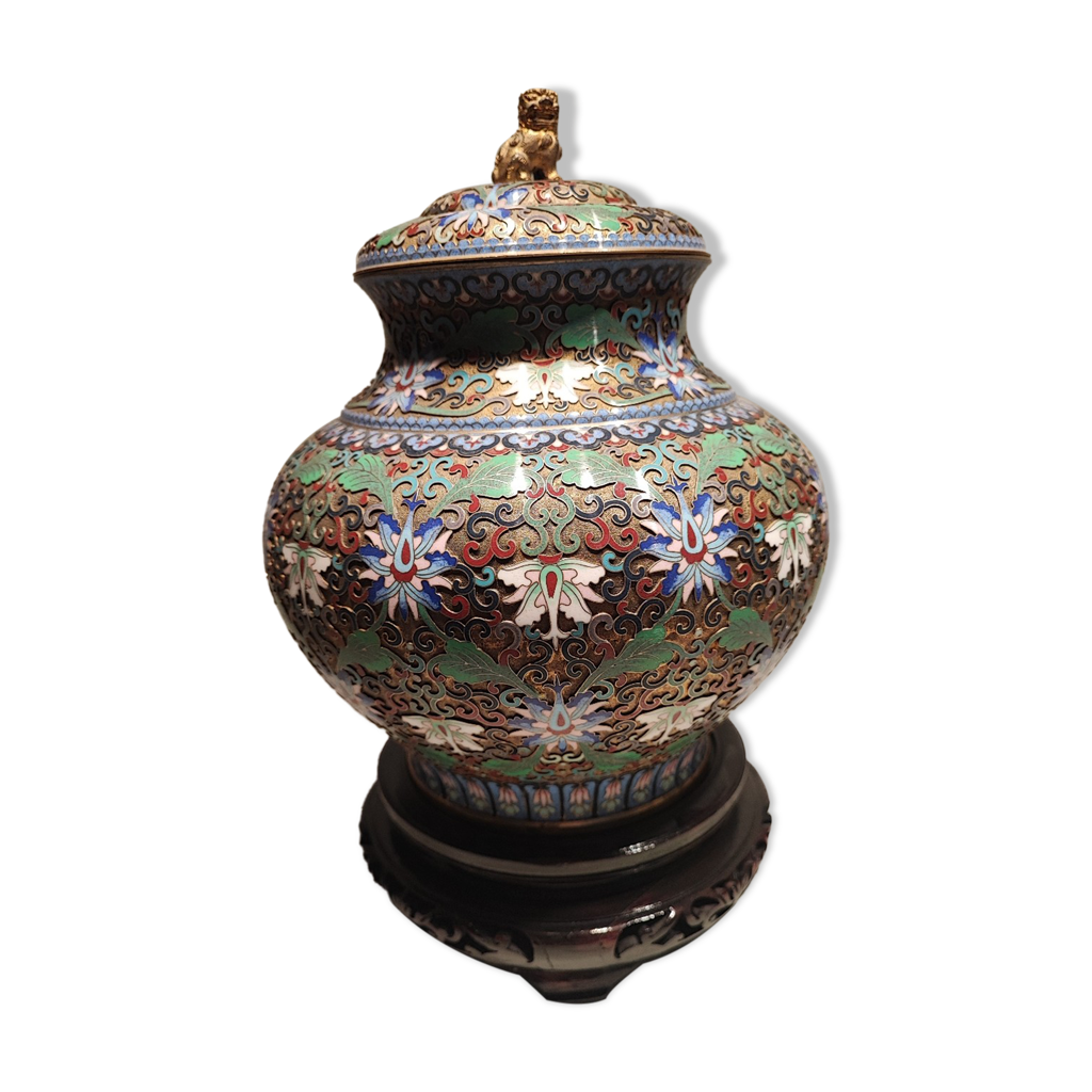 Vase cloisonné Selency