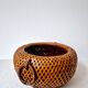 Japanese Style Bamboo/Rattan Woven Basket - Vintage