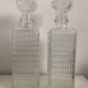 Paire de carafes à whisky années 70