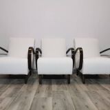 Armchairs by Jindrich Halabala, 1940s, Set of 3