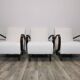 Set de 3 fauteuils par Jindrich Halabala, 1940s