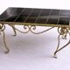 Wrought iron coffee table
