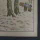 Lithograph by Henri Rivière The Aspects of Nature The Wood, Winter