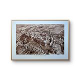 Carcassonne, Aude, vintage, photo plate printed in 1935.