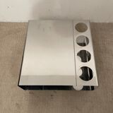 Stainless steel bar coffee table, kappa 1970