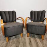 Armchairs by Jindřich Halabala, 1950s, Set of 2