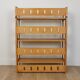 Folding bookcase shelf