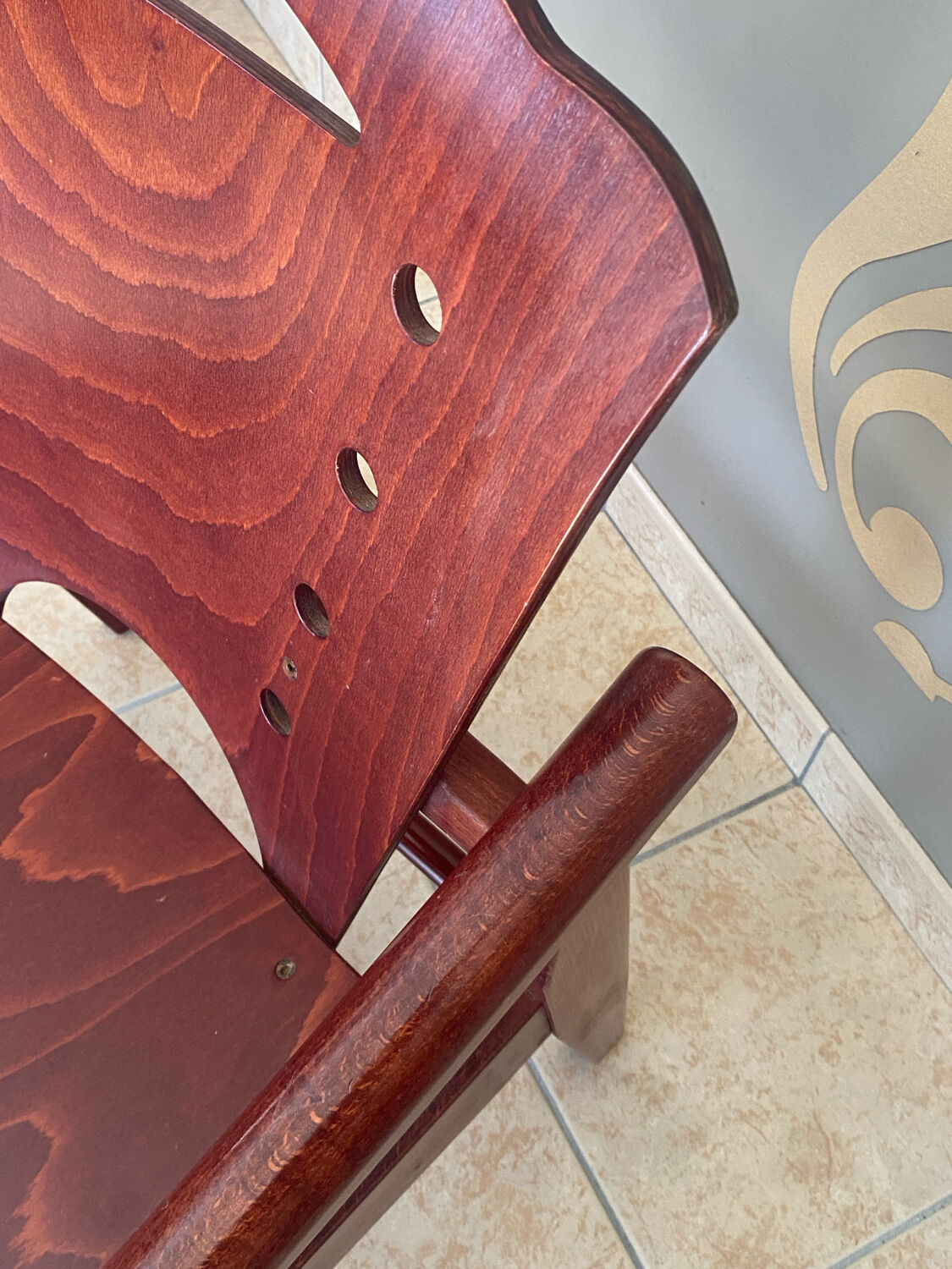 Scandinavian-style armchair