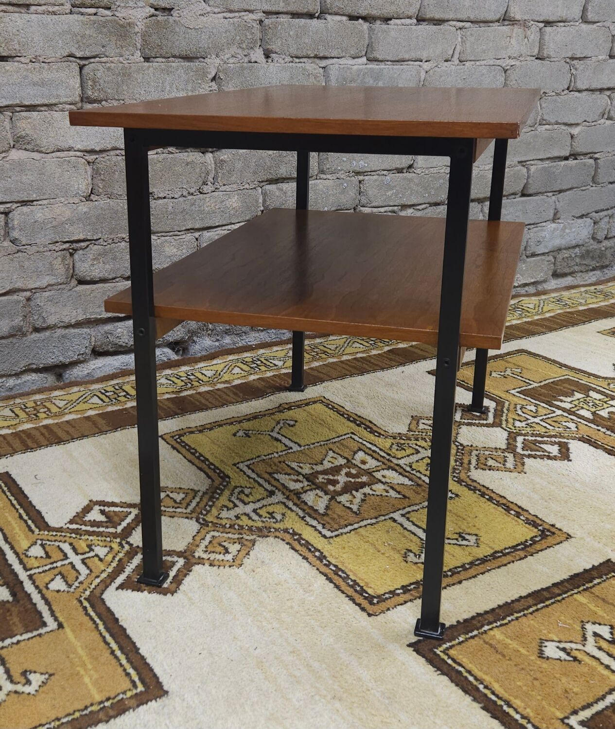 Small teak side table Jese Möbel 1960s vintage