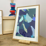 Original painting under glass