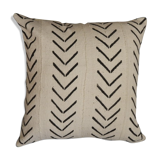 Bogolan cream coussin cover