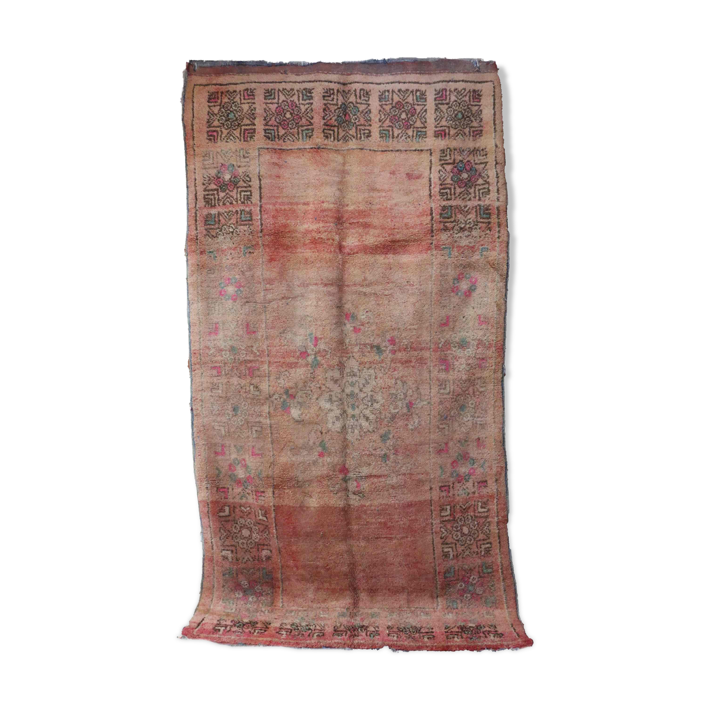 Old moroccan carpet - 193 x 373 cm