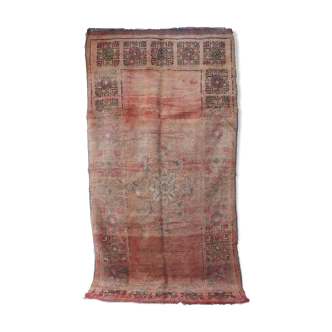 Old moroccan carpet - 193 x 373 cm
