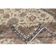 Authentic Vintage Turkish Beige Wool Area Rug with Floral Design. Hand-knotted in Turkey