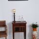 Directory style marquetry side table