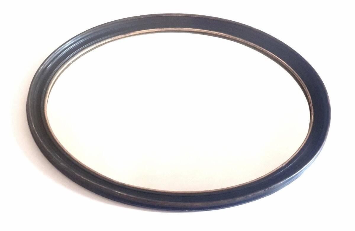 Large oval Louis-Philippe mirror 19th century