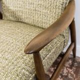 Pair of restored vintage GFM 87 armchairs by Juliusz Kedziorek, 1960s