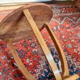 Art Deco walnut pedestal table