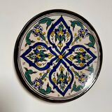 Hand painted terracotta plate