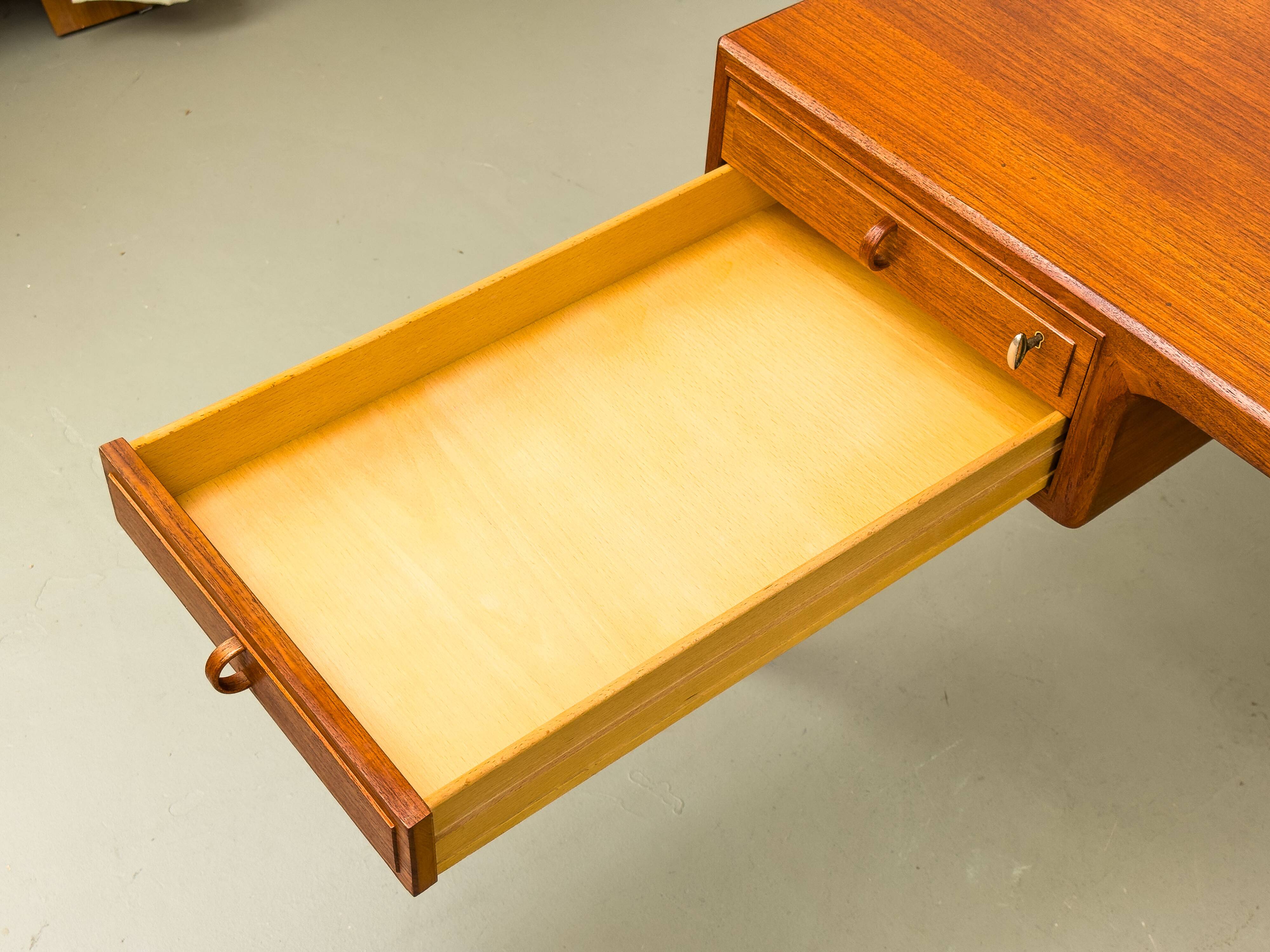 Teak Desk by Bertil Fridhagen for Bodafors, 1960s