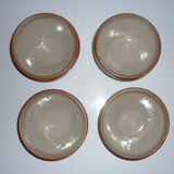 Ceramic bowls emailed edge x4