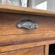 Drapery oak counter 1900