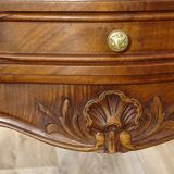 Small walnut bedside table in Louis XV style.