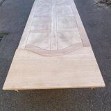Renovated extendable monastery dining table in solid oak 220-300cm