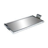 H1j art deco tray for glasses with mirror