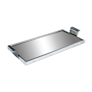 H1j art deco tray for glasses with mirror