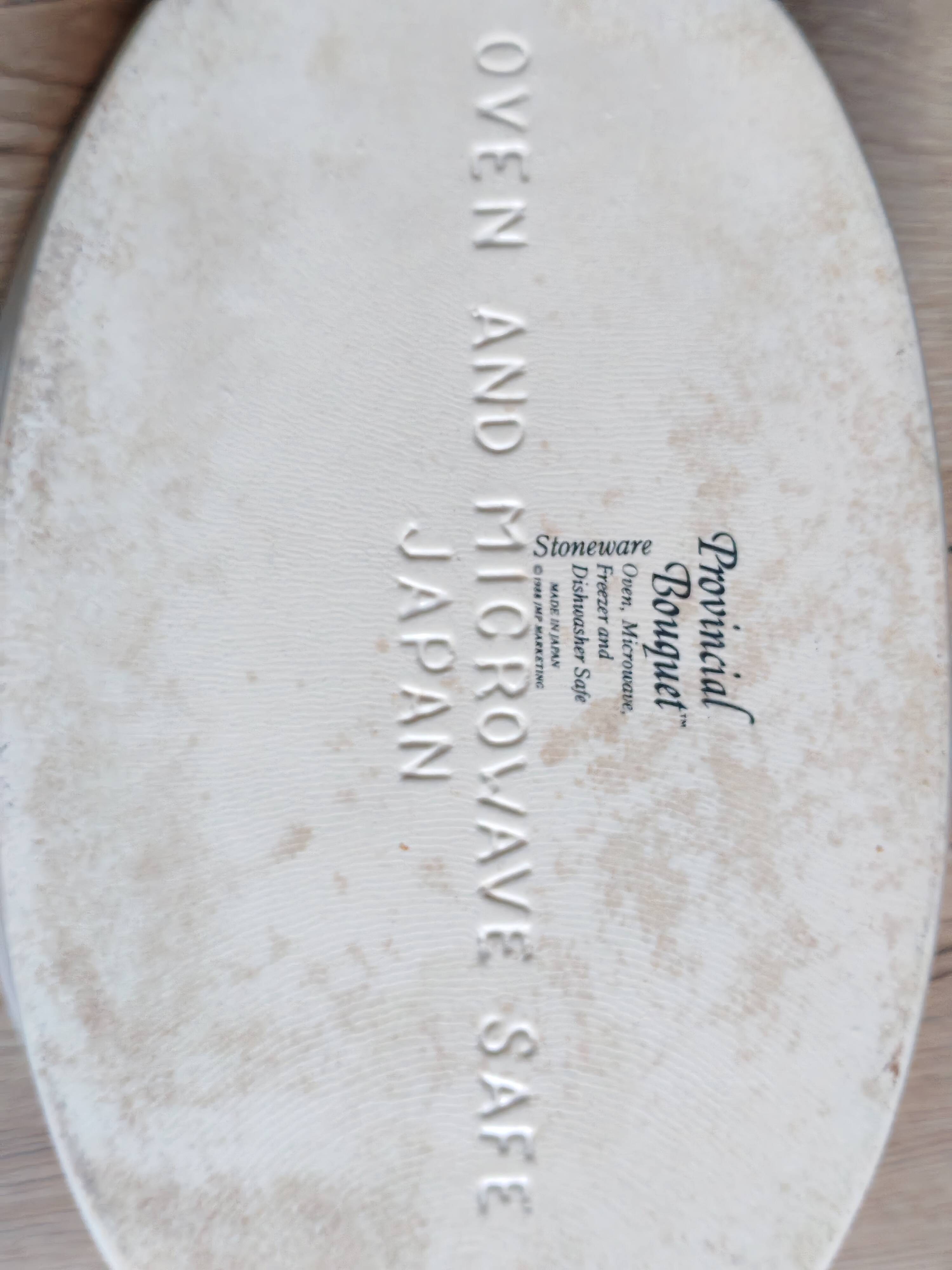 Oval floral stoneware terrine — Provincial Bouquet JMP Marketing Japan