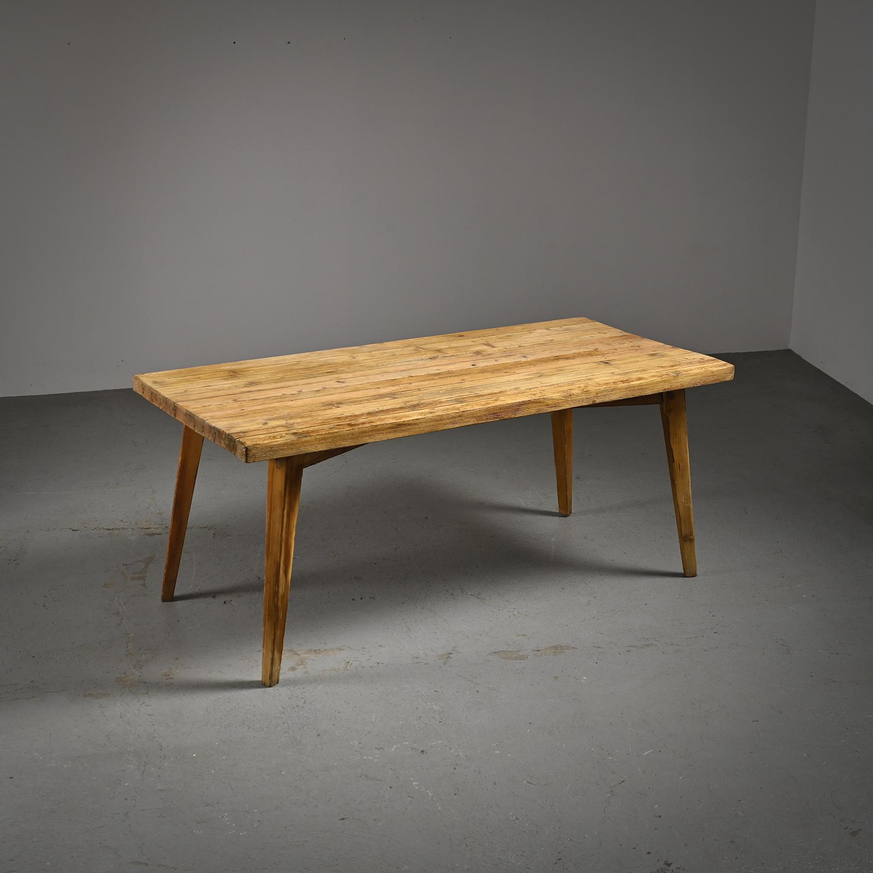 Dining room table by Christian Durupt, circa 1970