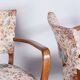 Art Deco Chairs in Beech attributed to J. Leleu, France, 1930s, Set of 2