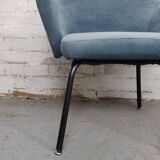 Velvet Armchair, 1960s