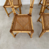 Vintage rattan canning chairs