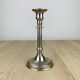Silver metal candlestick
