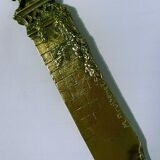 Paper cut opens letter bronze gothic gargoyle signed M. Arvisonet