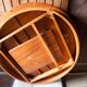 Table transformable en palissandre de rio 118cm