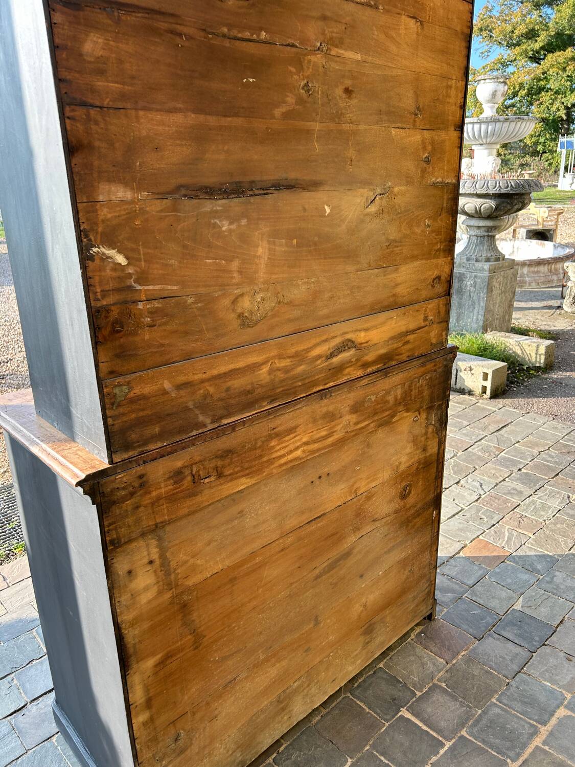 Antique black office dresser